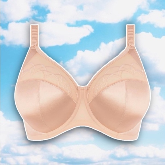 ELOMI Cate Soft Cup Wirefree Side Support Bra 40DDD UK 40E Wireless Plus Size - Picture 4 of 15